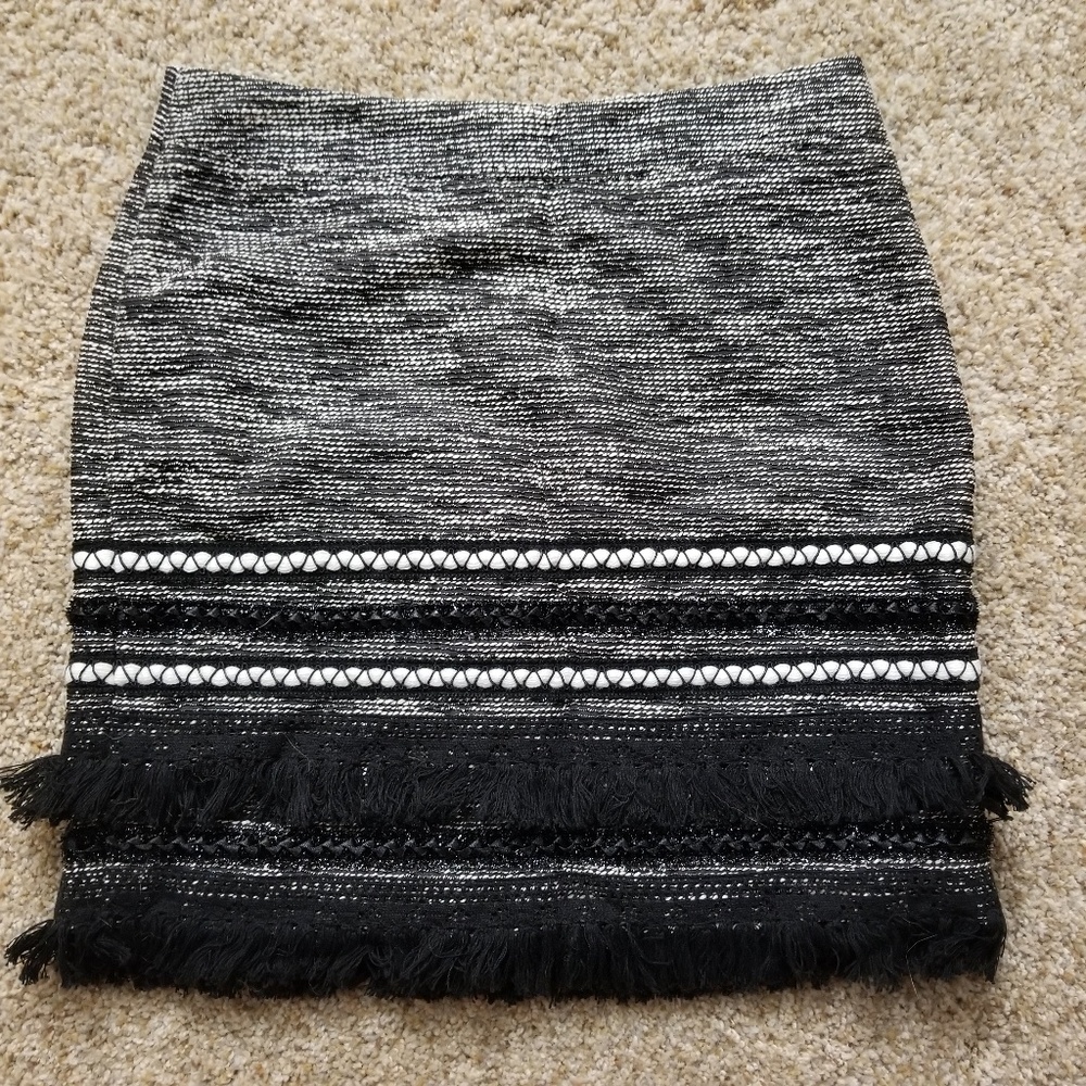 Black/Grey/White skirt